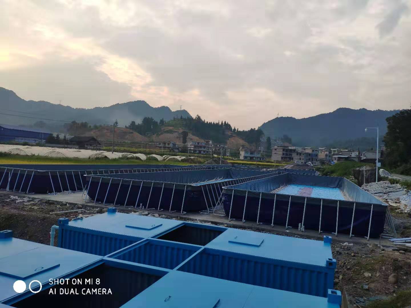集裝箱養魚項目施工過程十二